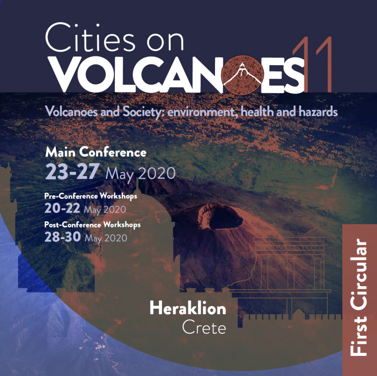 Cities on Volcanoes 11 – Heraklion 23-27 May 2020 – First Circular