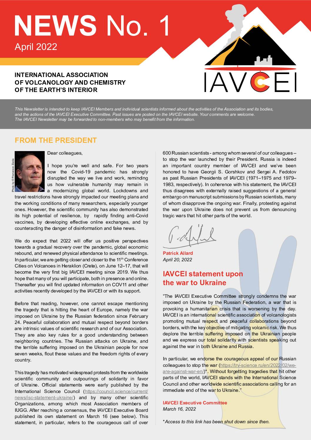 IAVCEI Newsletter 2022#1